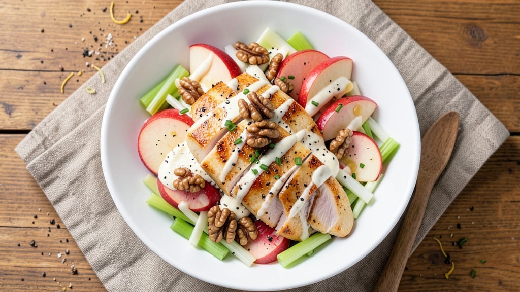 Atlanta Bread Company Chicken Waldorf Salad Recipe: Crunchy Celery and Apple Bites With Creamy Dressing