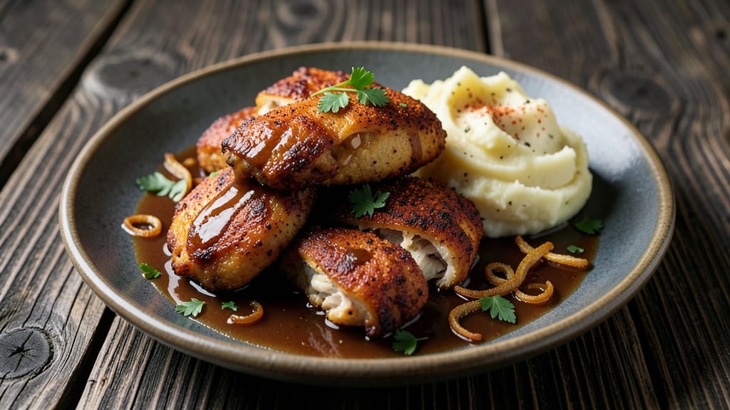 Atlas Monroe Vegan Fried Chicken Recipe: Smoky Paprika and Garlic Crisp Without Oil