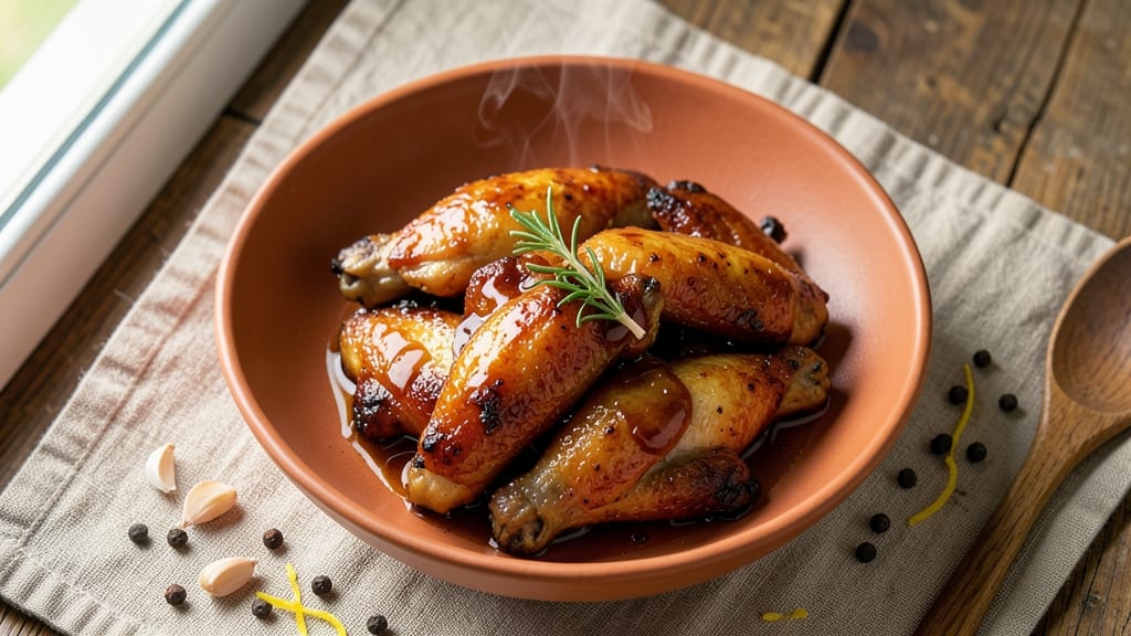 Baked Skinless Chicken Wings Recipe: Honey-Garlic Glaze Locks in Moisture