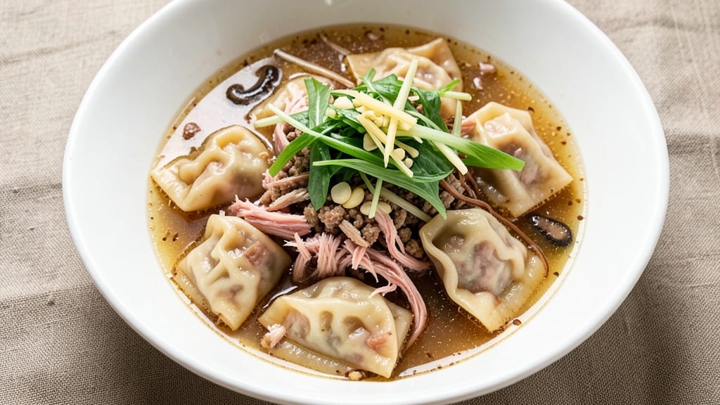 Asian Chicken Dumpling Soup Recipe: Wok-Heated Crisp-Tender Bites in One Pot