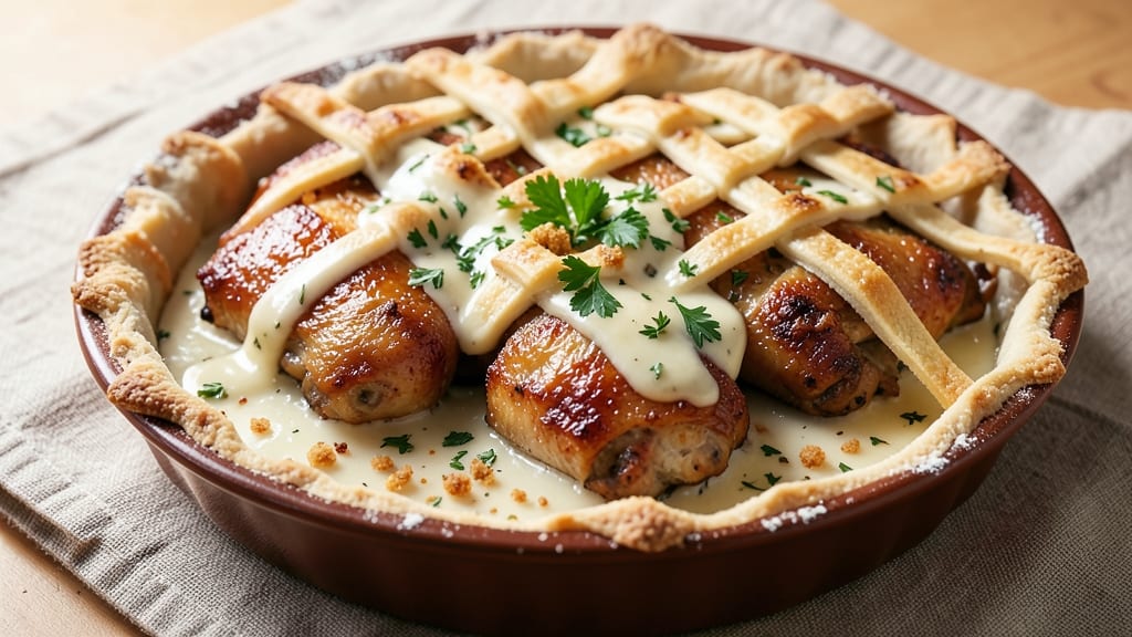 Air Fryer Chicken Pie Recipe: Herbed Dumplings Seal in Juiciness