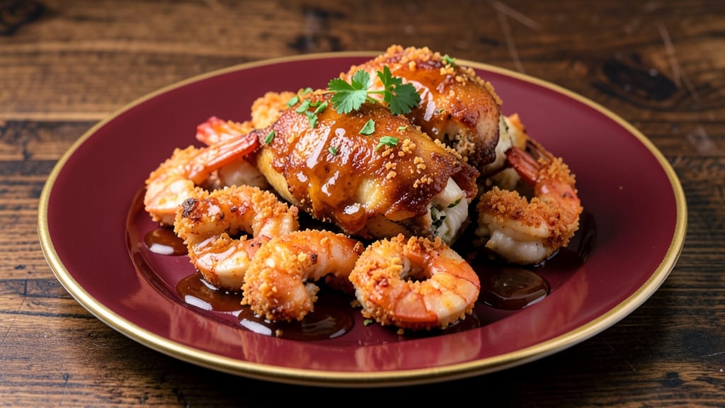 Applebee's Bourbon Street Chicken and Shrimp Copycat Recipe: Triple-Crusted Crunch With Buttery Glaze Magic