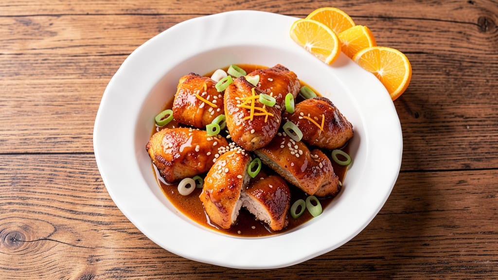 Baked Chinese Orange Chicken Recipe: Crispy Parmesan Crust With Tangy Glaze Lock