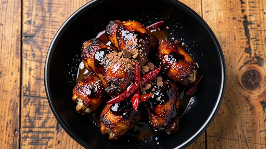 Baked Chicken Wings Black Recipe: Smoky Chipotle and Coffee Crust Magic
