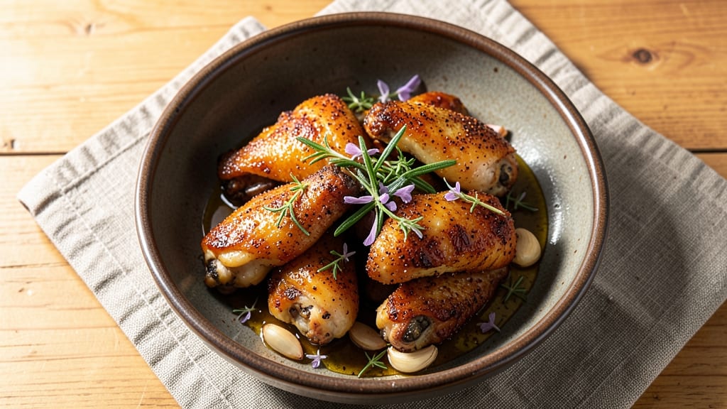 Baked Chicken Wings Sauce Recipe: Smoky Garlic-Herb Glaze With Crispy Edges