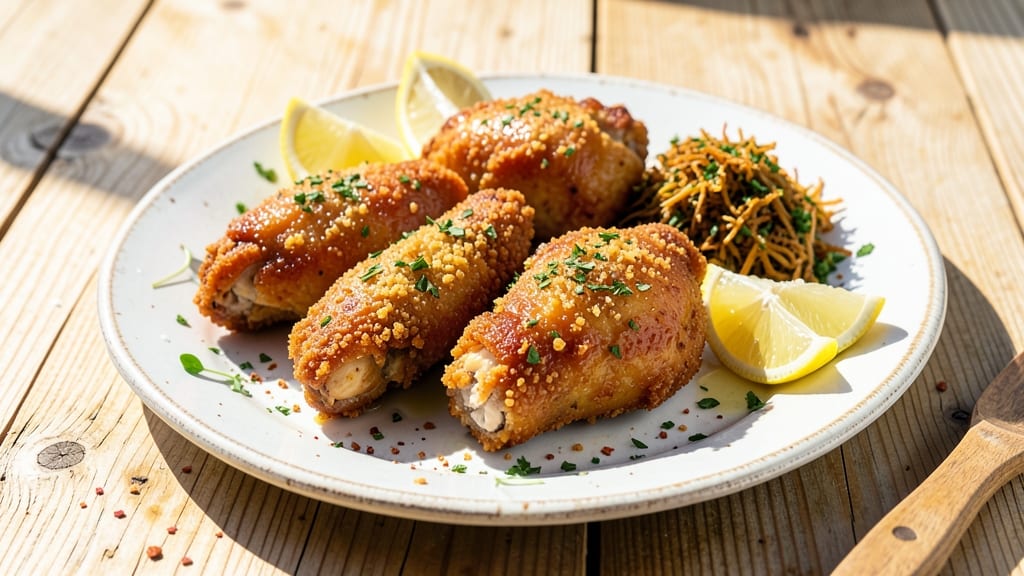 American Style Fried Chicken Recipe: Crispy Parmesan-Crusted Bites with Juicy Centers