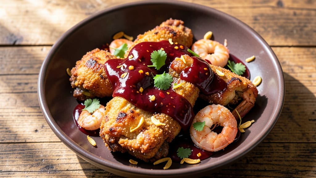 Bang Bang Chicken And Shrimp Copycat Recipe: Creamy Za'atar Crunch With Buttery Dumplings