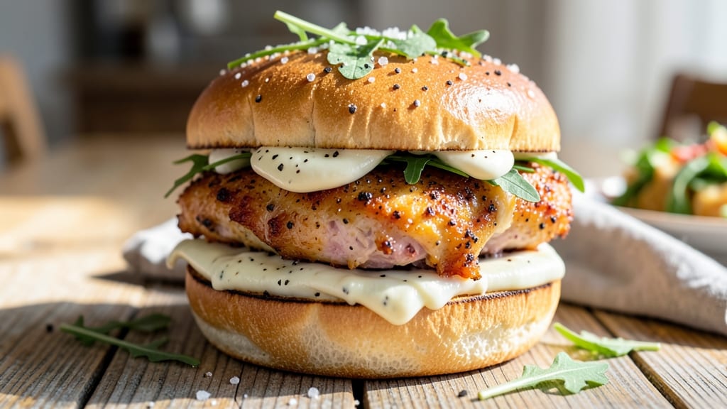 Baked Popeyes-Style Chicken Sandwich Recipe: Buttermilk Brine and Za'atar Crust Magic