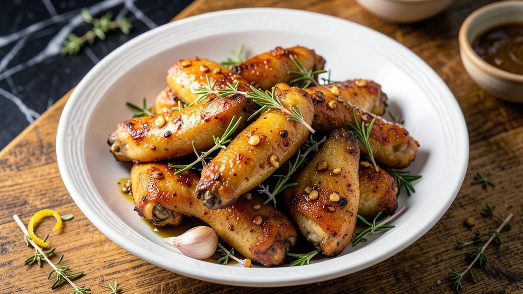 Baked Garlic Chicken Wings Recipe: Foil-Sealed Juiciness With Crispy Garlic Crust