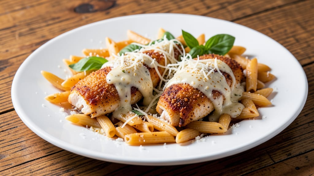 Applebee's Three Cheese Chicken Penne Copycat Recipe: Triple-Crusted Crunch With Garlicky Tomato Twist