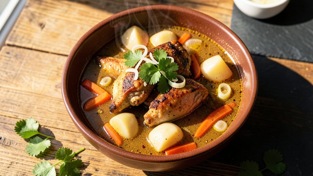 Afghani Chicken Soup Recipe: Warm Spiced Broth With Tender Meat