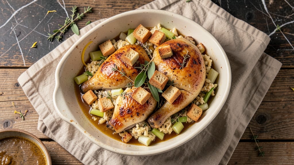 Baked Chicken and Stuffing Casserole Recipe: One-Pan Thanksgiving Nostalgia