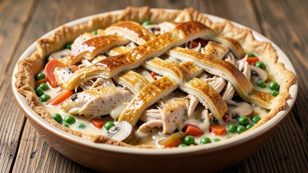 Andrew Zimmern's Chicken Pot Pie Recipe: Golden Dumplings Over Velvety Filling