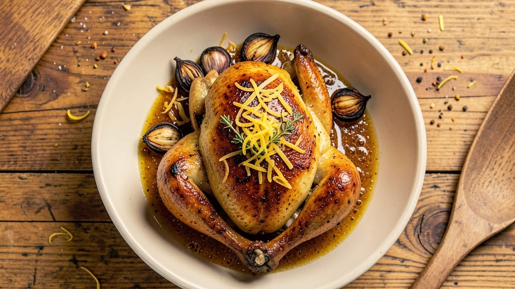 Bake Whole Chicken Recipe Panlasang Pinoy: Foil-Sealed Crispy Skin and Herby Gravy Magic