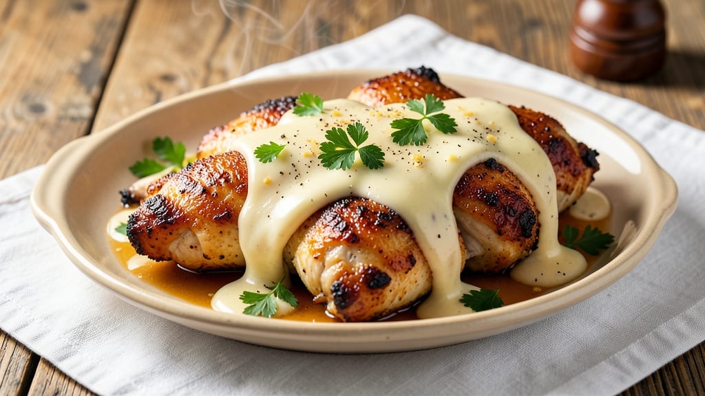 Amish Creamed Chicken Recipe: Homestyle Dumplings Cradling Rich Gravy