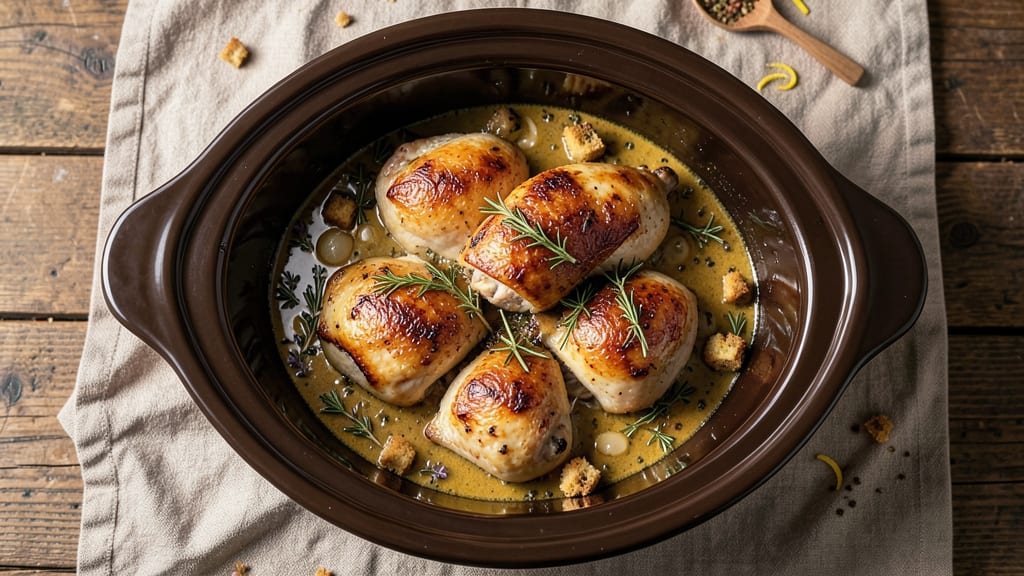 Baked Chicken in Slow Cooker Recipe: Hands-Off Juiciness With Zero Dryness