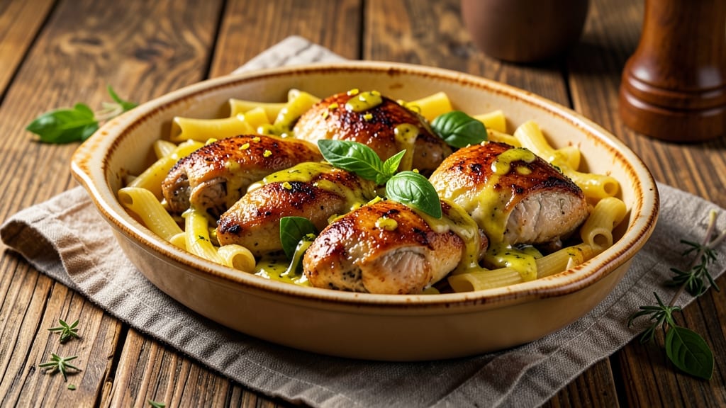 Baked Chicken Lemon Ziti Recipe: One-Pan Pasta with Bright Citrus Twist