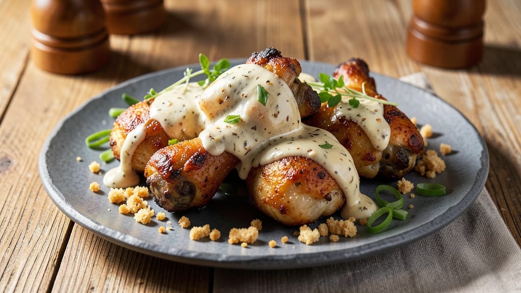Baked Ranch Chicken Legs Recipe: Triple-Crusted Crunch With Buttery Ranch Flavor