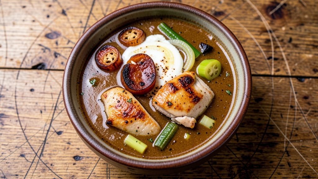 Campbell's Chicken Gumbo Soup Copycat Recipe: Deep-Roasted Okra and Smoky Sausage Richness