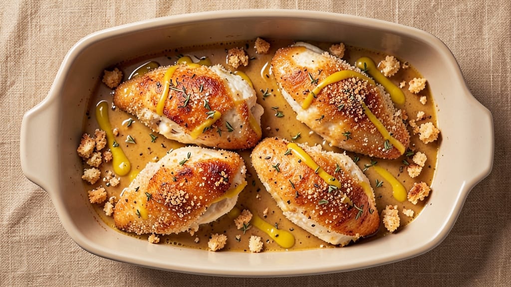 Campbell's Cream of Chicken Baked Chicken Recipe: One-Pan Creamy Crisp Top Masterpiece