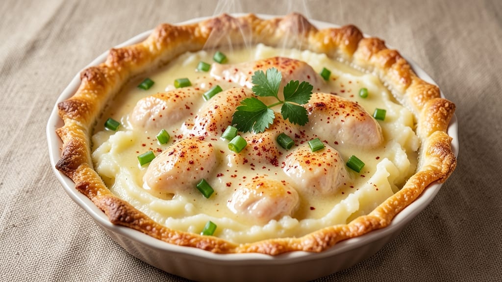 Campbell's Cream of Chicken Pot Pie Recipe: Flaky Top, Creamy Filling in One Dish