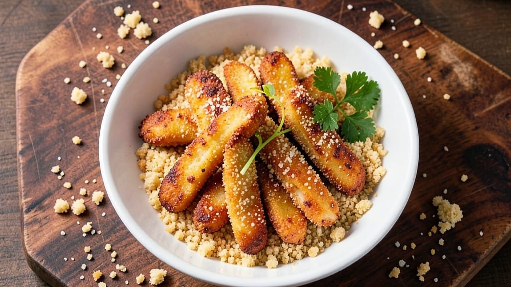 Air Fried Chicken Fingers Recipe: Crispy Parmesan Crunch in 12 Minutes