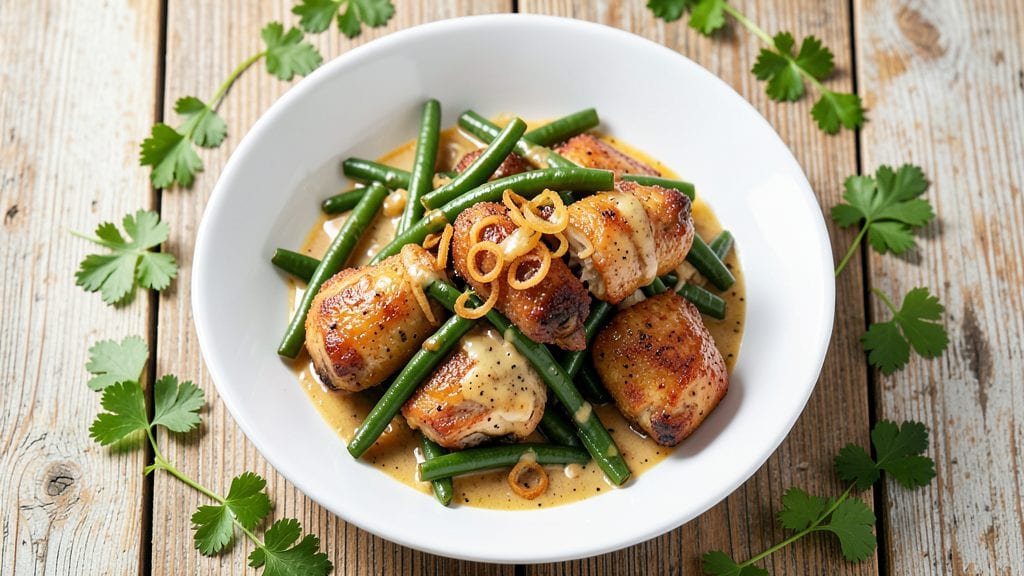 Church's Chicken Green Beans Recipe: Buttery Celery Crown Crunch Over Zesty Vinegar Bliss