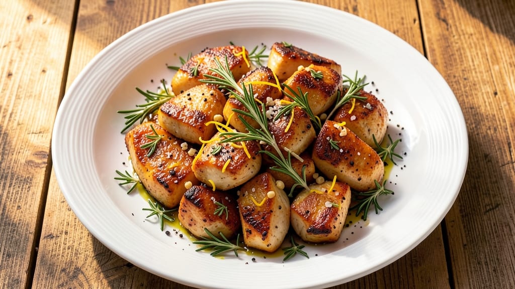 Baked Chicken Chunks Recipe: Crispy Herb-Crusted Bites in One Pan