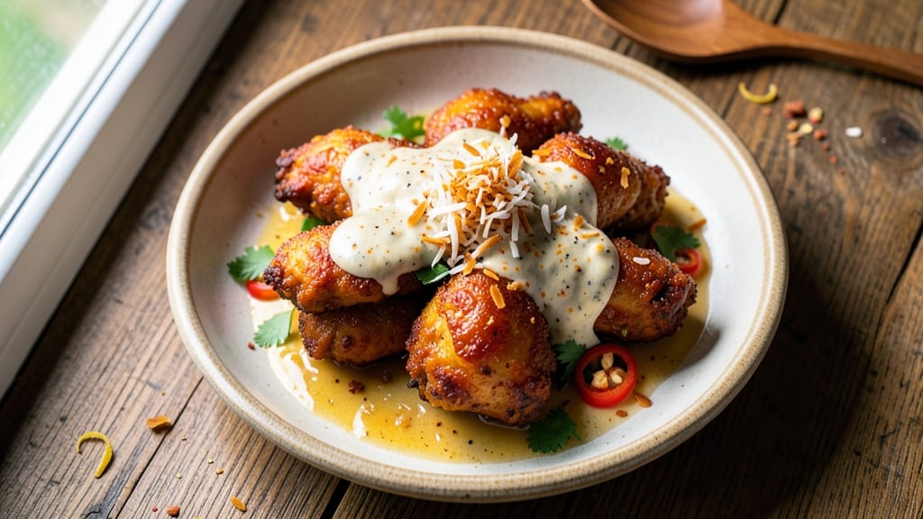 Anajak Thai Fried Chicken Recipe: Crispy Turmeric-Coconut Crunch With Zesty Lime Drizzle