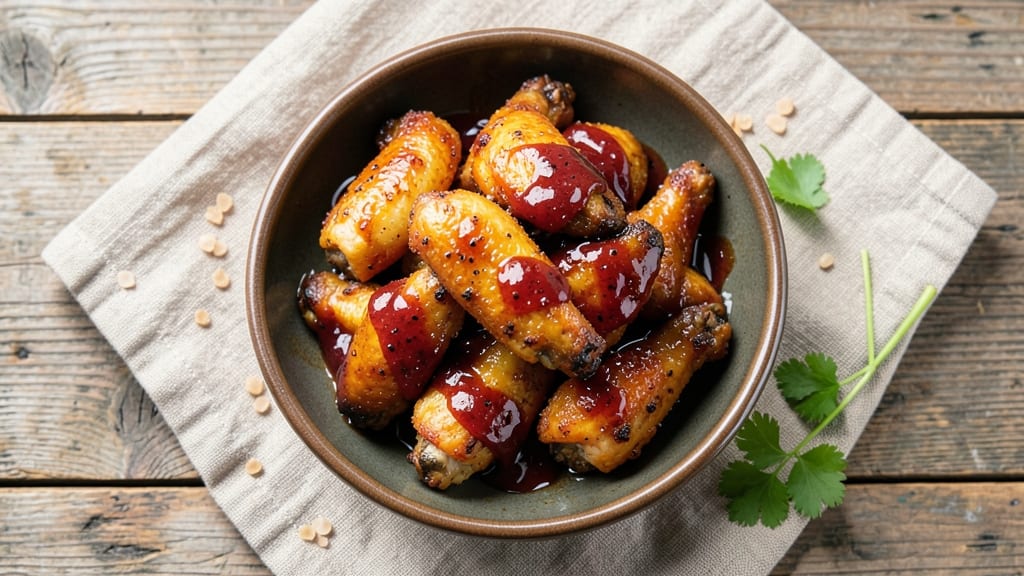 Baked Honey BBQ Chicken Wings Recipe: Sticky-Glazed Crunch With Foil-Sealed Juiciness